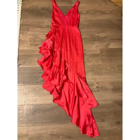 Mac Duggal asymmetrical hem dress, 2 - Picture 4 of 12